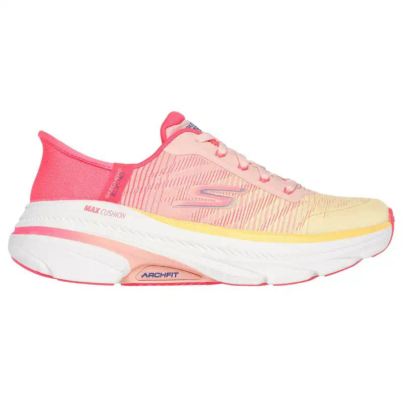 Tenis Skechers Hands Free Slip-ins®: Max Cushioning Arch Fit® - Adelphi Color Durazno Para Mujer